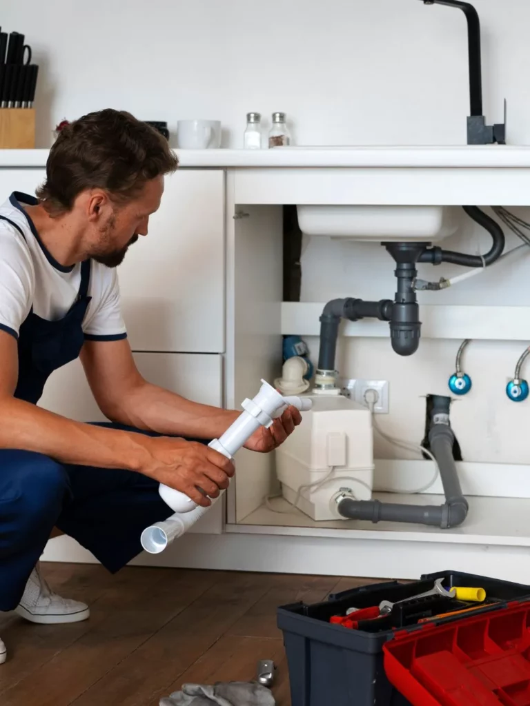 Travaux de plomberie en cuisine par un artisan plombier à Carmaux